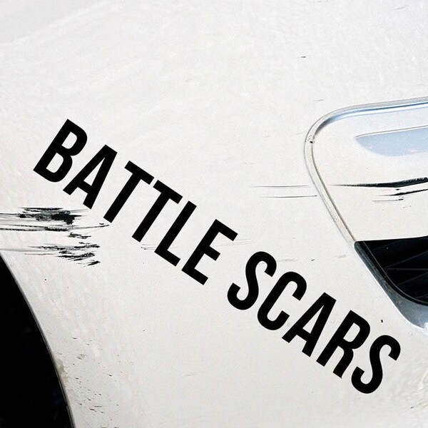 Funny Car Dent Decal Etsy