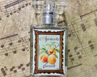 Apricot perfume rare eau de toilette original European fragrance natural water fruit yummy ripe yellow honey orange gift parfum sweet