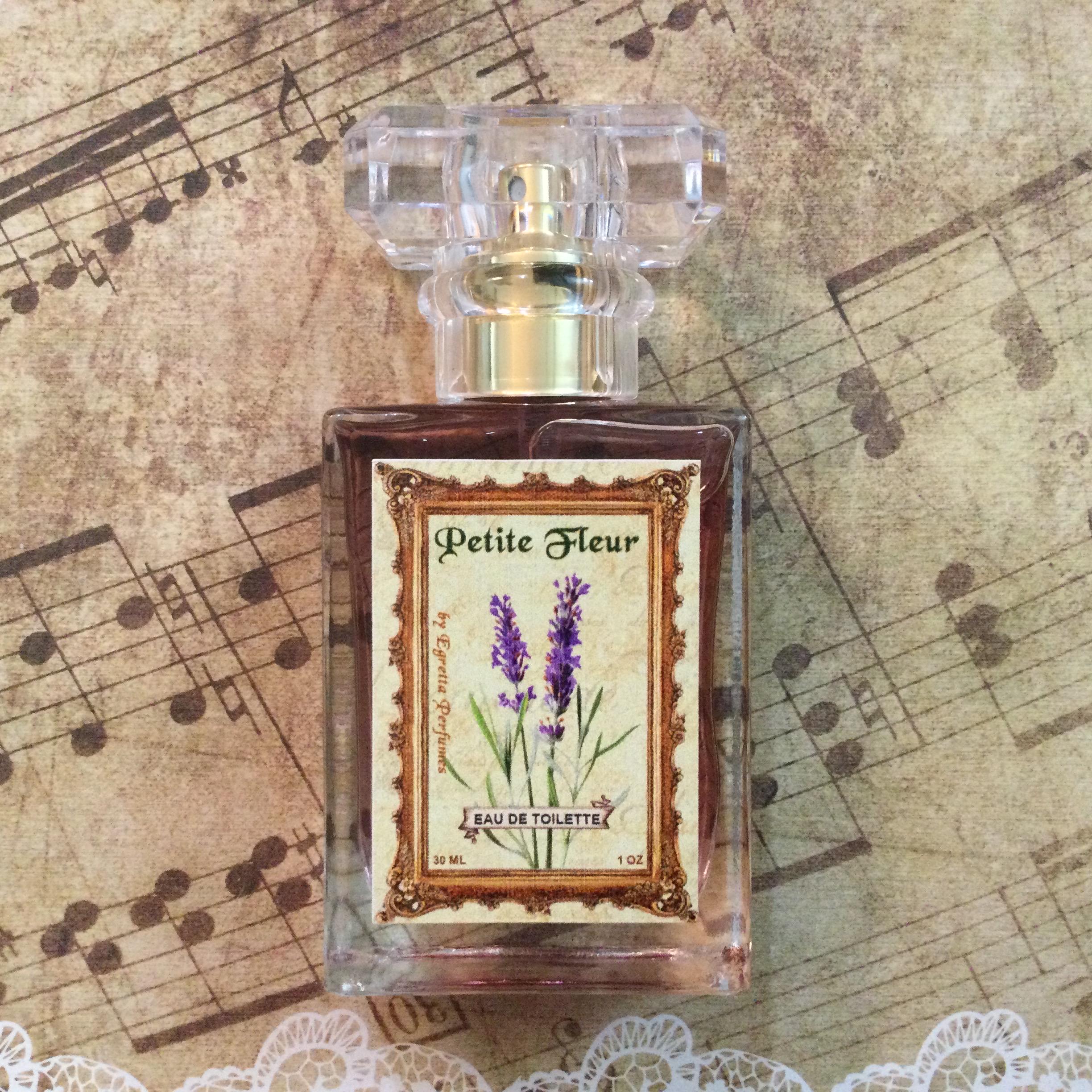Jasmine Lavender Perfume Spray: Petite Fleur, Vintage Jazz Scent