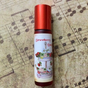 Strawberry Delight Parfümöl Rolle Obsttorte Beeren Erdbeeren Geschenk zum Valentinstag Parfum Vintage Duft Vanille Honig