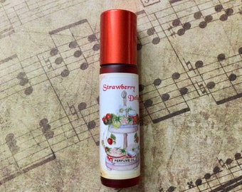 Strawberry Delight Parfümöl im Roll On: Vintage Süsser Gourmand Duft