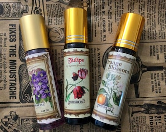 Choose Any 3 Perfume Oils, 10ml Roll-On Fragrance Gift Set