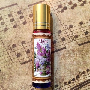 Lilac Perfume Oil Roll On: Floral Vintage Scent, Handmade in Canada