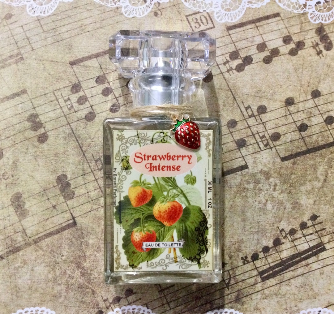 Strawberry Intense Perfume Spray Eau De Toilette Water Toilet Fruit Red