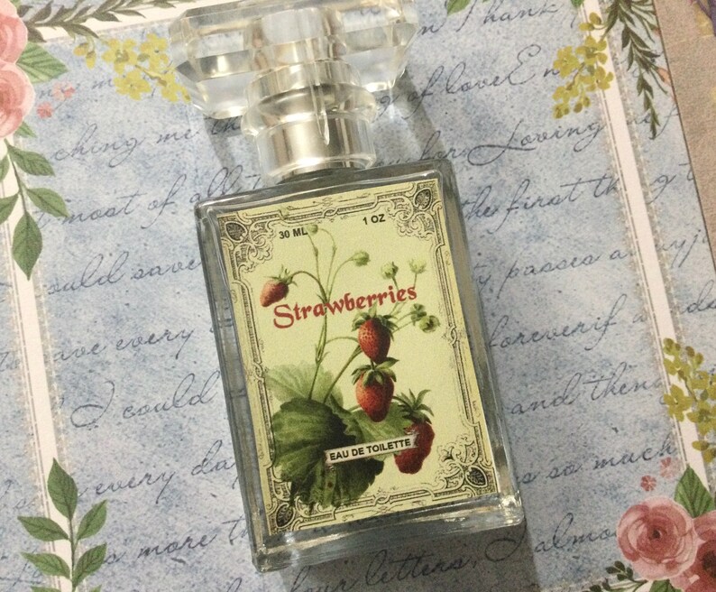 Strawberry Perfume Spray Eau De Toilette Water Toilet Fruit Etsy