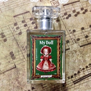 My Doll perfume, strawberry eau de toilette, childhood toy smell, fruits berries shortcake fragrance sweet rubber old girls kids play memory