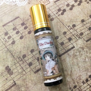Gardenia perfume oil fragrance, handmade from scratch,The Duchess wedding scent, made in Canada, Egretta Renaissance roll on, clean notes