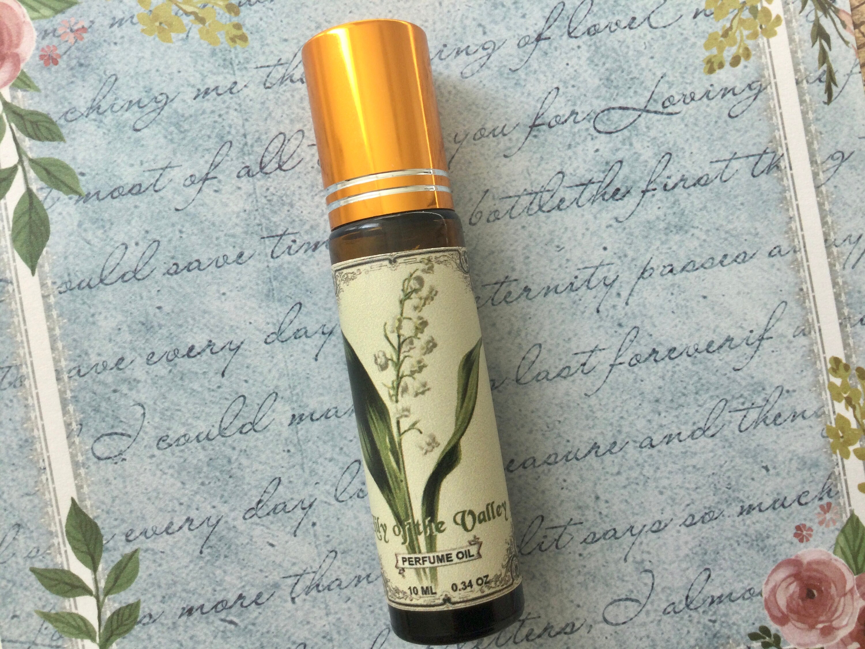 Lily of the Valley Perfume Oil Roll on Sweet Flower Vintage Etsy