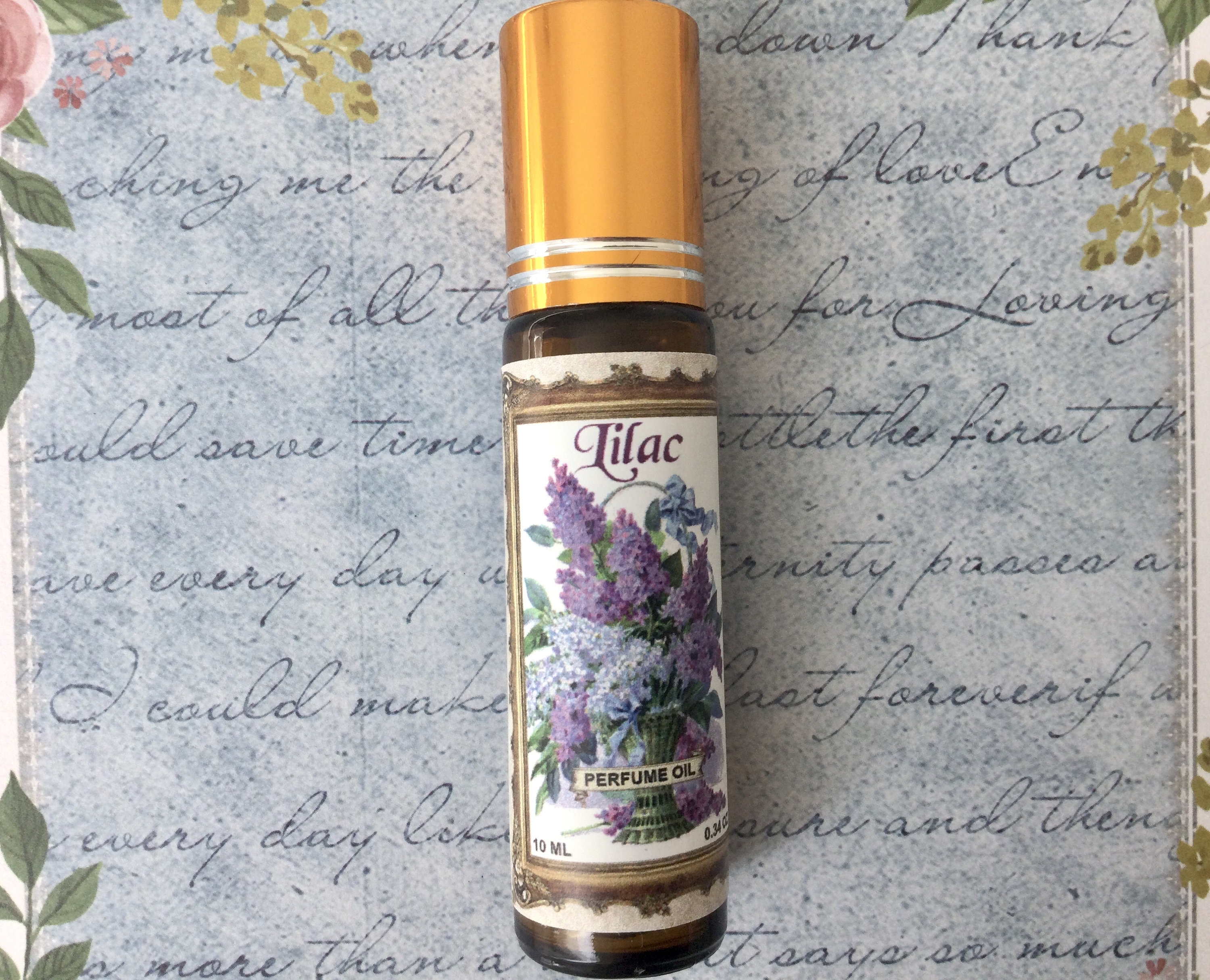 Oriental Lilac Perfume Floral Fragrance Vintage Handmade Perfume for Women  Christmas Gift for Mom, Girlfriend Valentine's Day Gift 