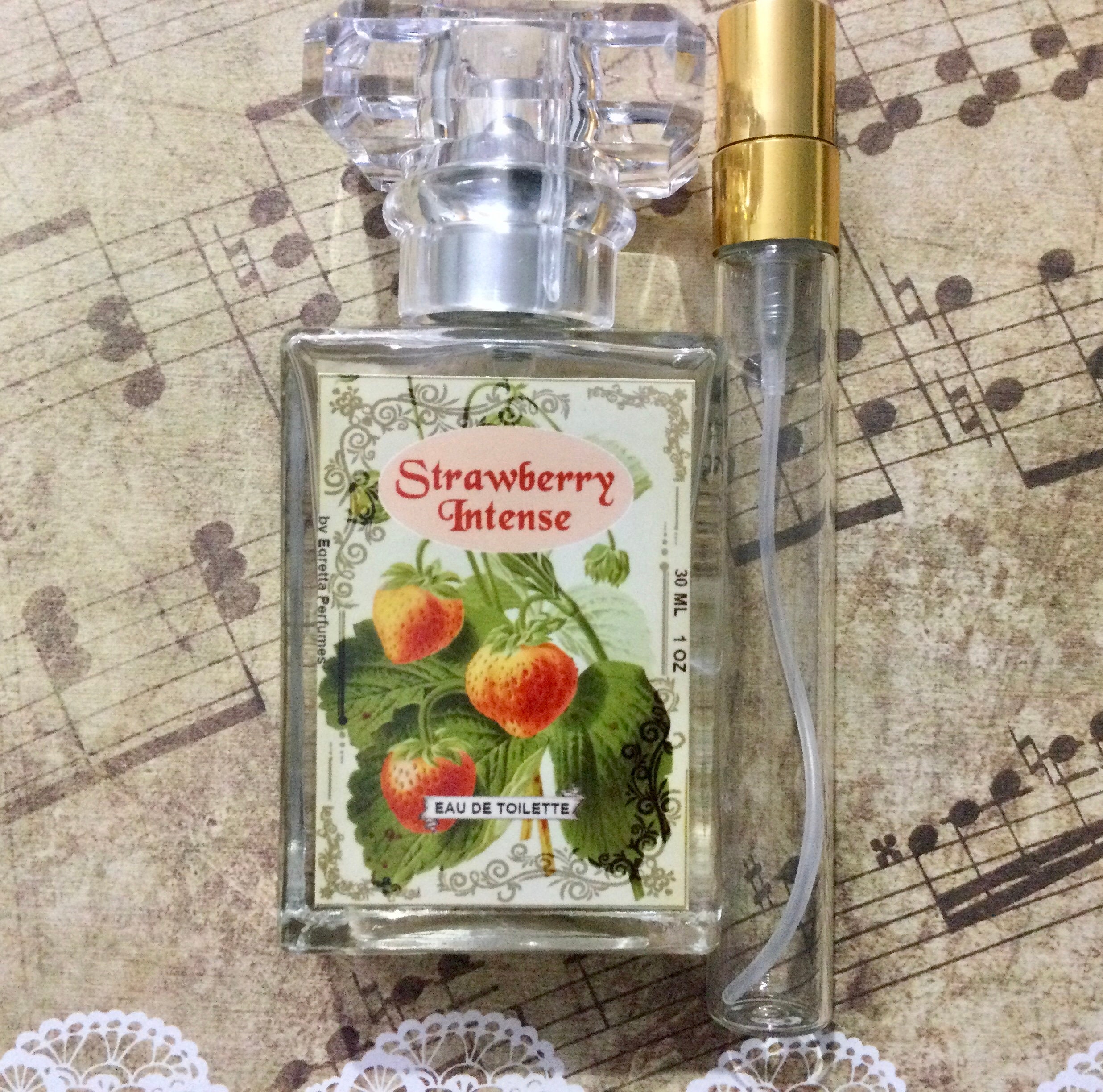 Strawberry Intense Spray 5 Ml Sample Eau De Toilette Water Toilet