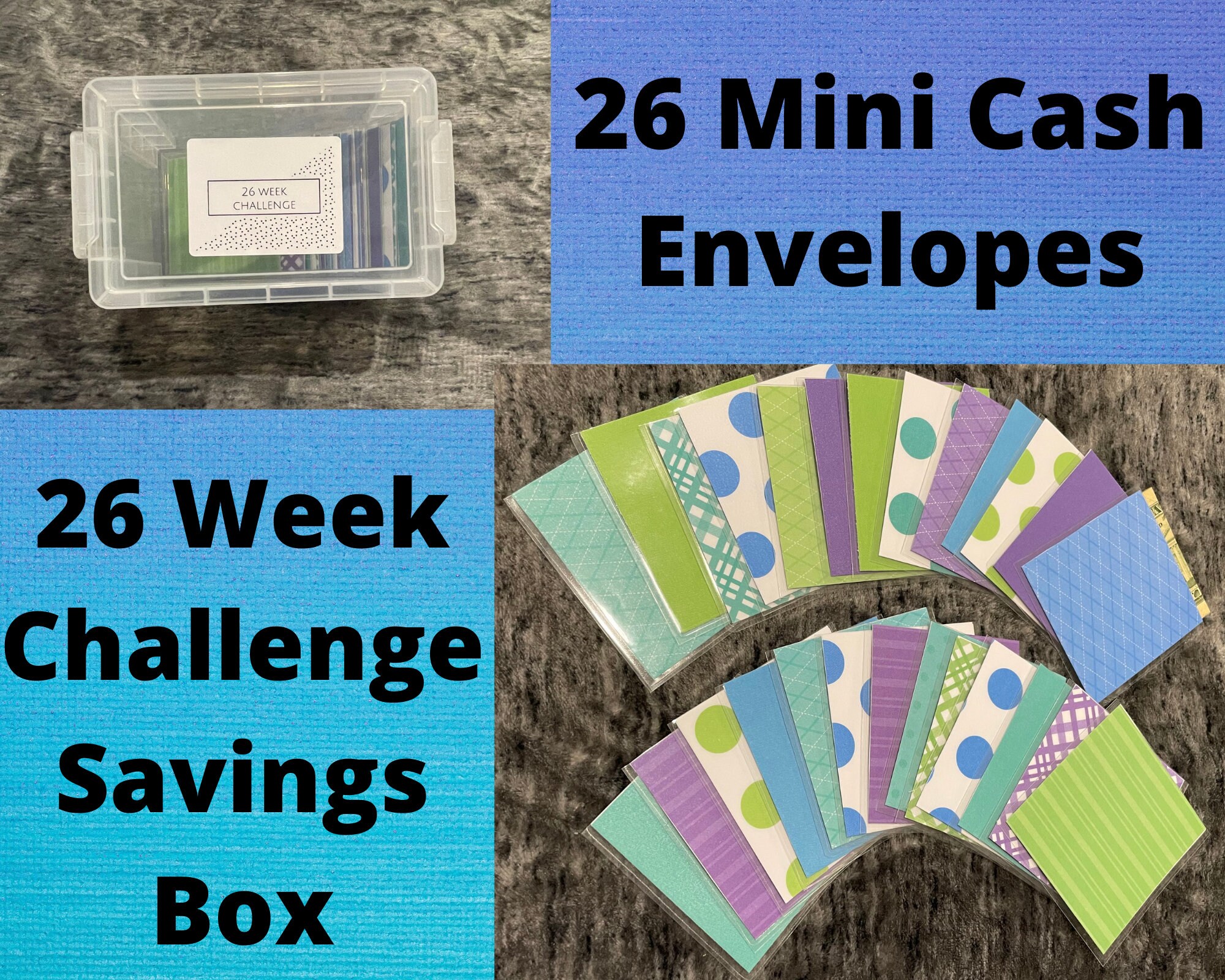 Paper 26 Mini Envelope Savings Challenge Paper & Party Supplies ...