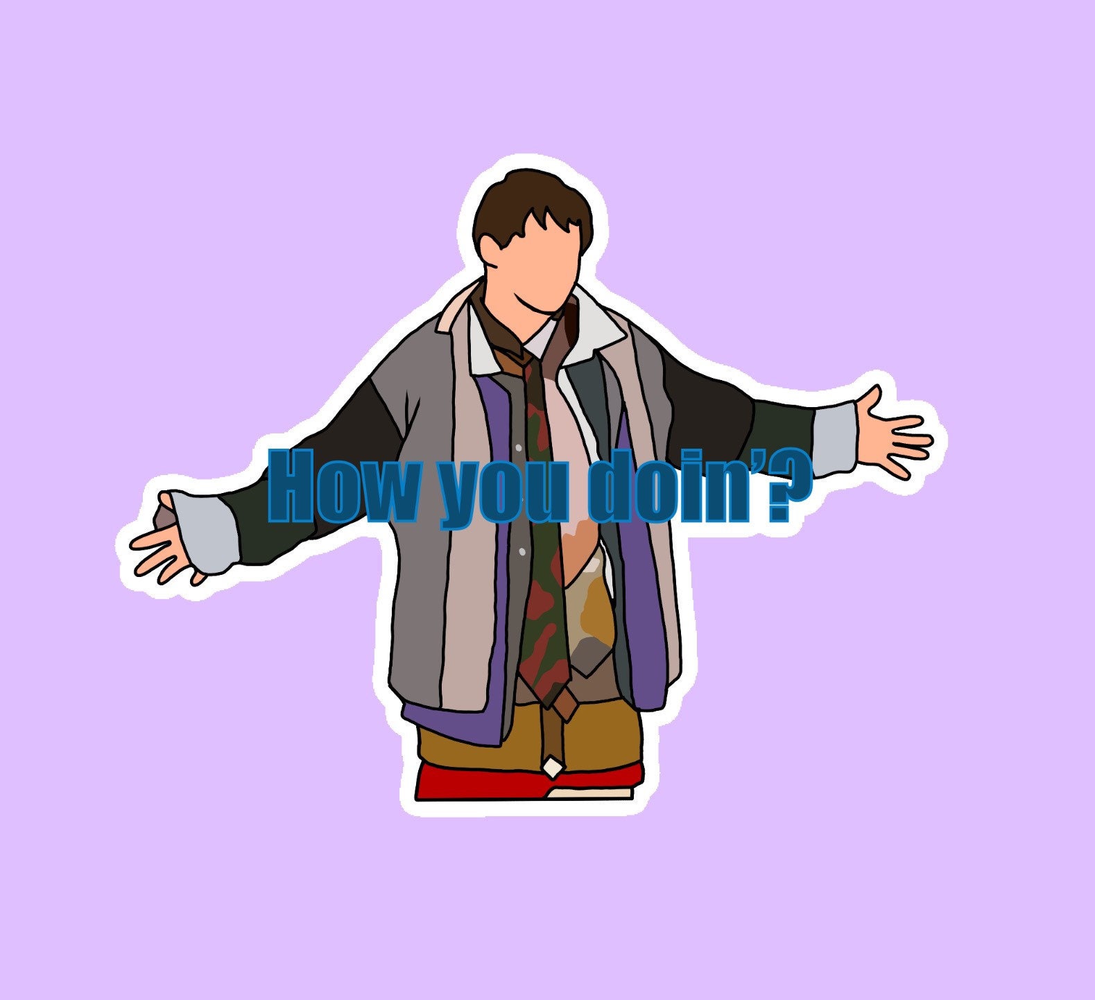 Ross Geller Friends Tv Show Sticker by Friends for iOS & Android