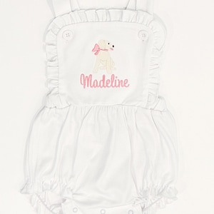 Monogrammed Sunsuit | Embroidered Sunsuit | Initial Sunsuit