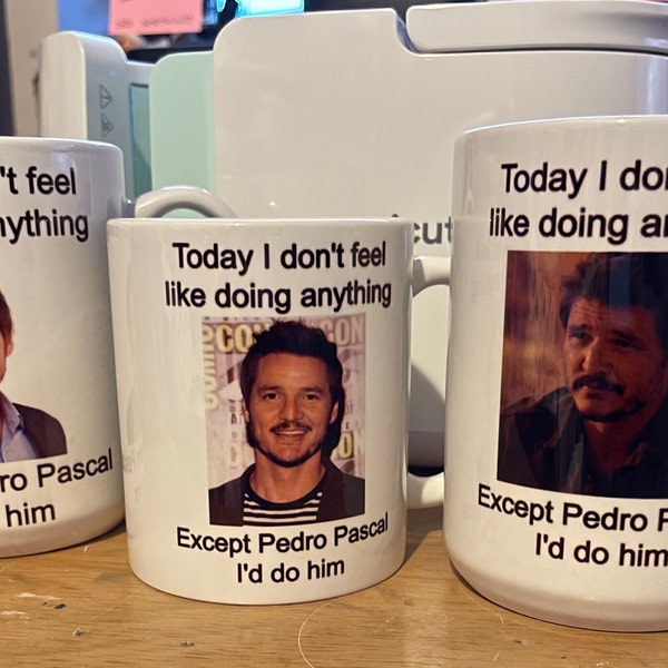 Pedro Pascal Mug, (11oz or 15oz), Pedro Pascal, Pedro, Mandalorian, last of us, daddy, boyfriend, pedro pascal gifts, merchandise