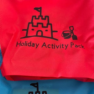 Children's Activity Pack - personalised bag plus contents