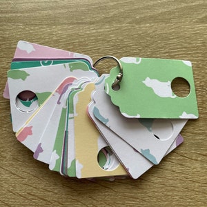 Gocce di filo interdentale Pastel Cat gocce di filo (extra spesse) 400 gsm