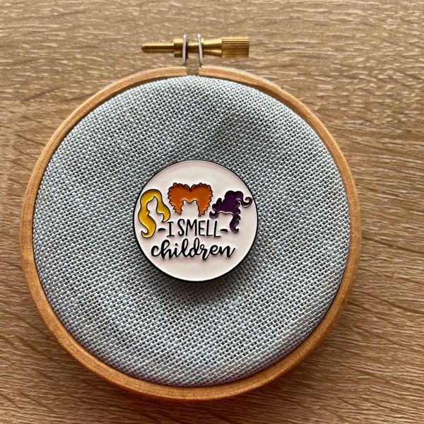 Hocus Pocus inspired enamel Needle Minder