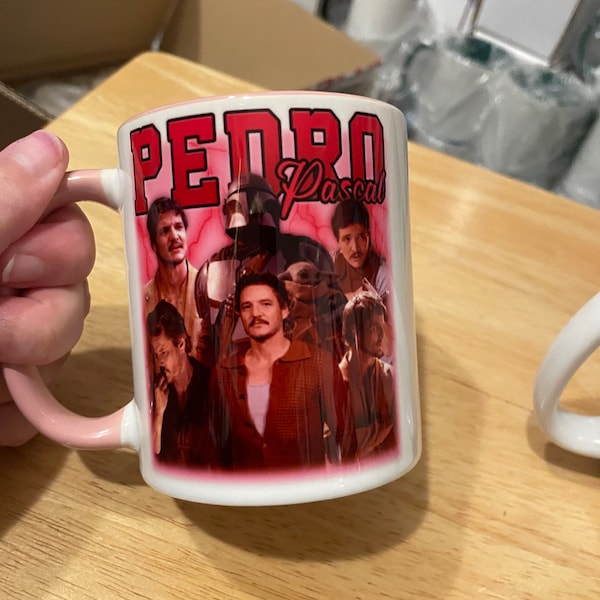 Pedro Pascal Mug, Pedro Pascal, Pedro Pascal gift, mug for her, mug for him, gifts for her, gifts for him, mandalorian, The last of us