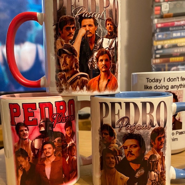 Pedro Pascal Mug, (11oz or 15oz), Pedro Pascal, Pedro, Mandalorian, Last of us, Game of Thrones, Narcos, Pedro Pascal gifts, merchandise