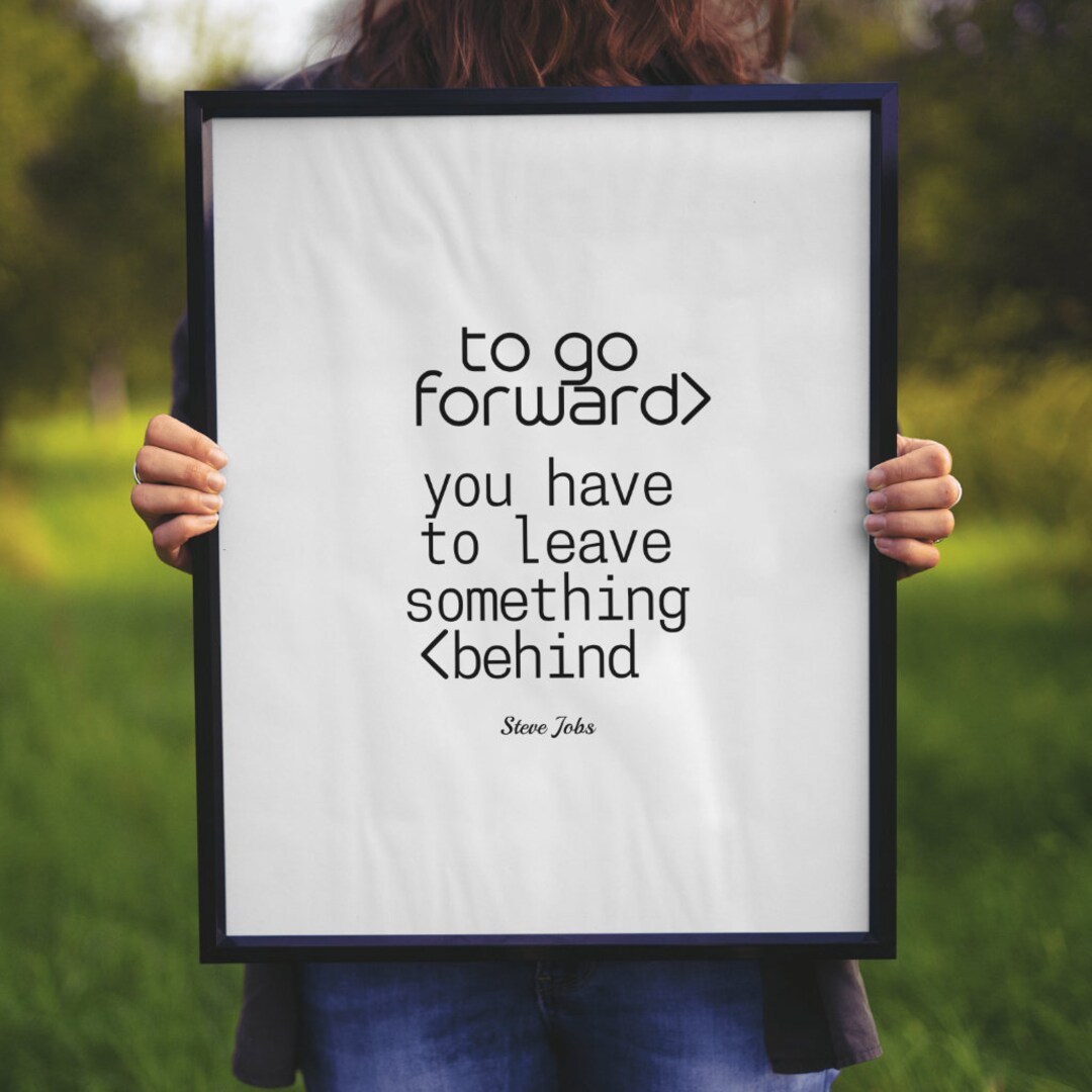 Move Forward Poster Quotes, Steve Jobs Sayings, Home Digital Prints ...
