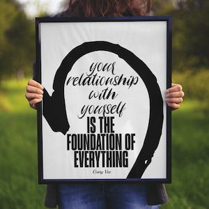 Gary Vee Quote Print: Self Love Inspirational Wall Art (Digital Download)