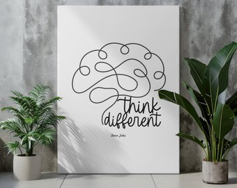 未額装　アインシュタイン　ポスター　apple ALBERT EINSTEIN - original Apple 'Think different' poster