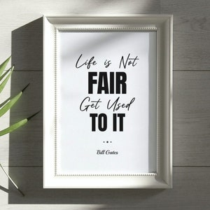 Bill Gates Quote Print: Entrepreneur Office Wall Art (Digital Download)