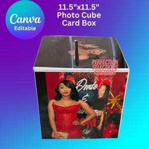 Fotowürfel Kartenbox (nur Template)