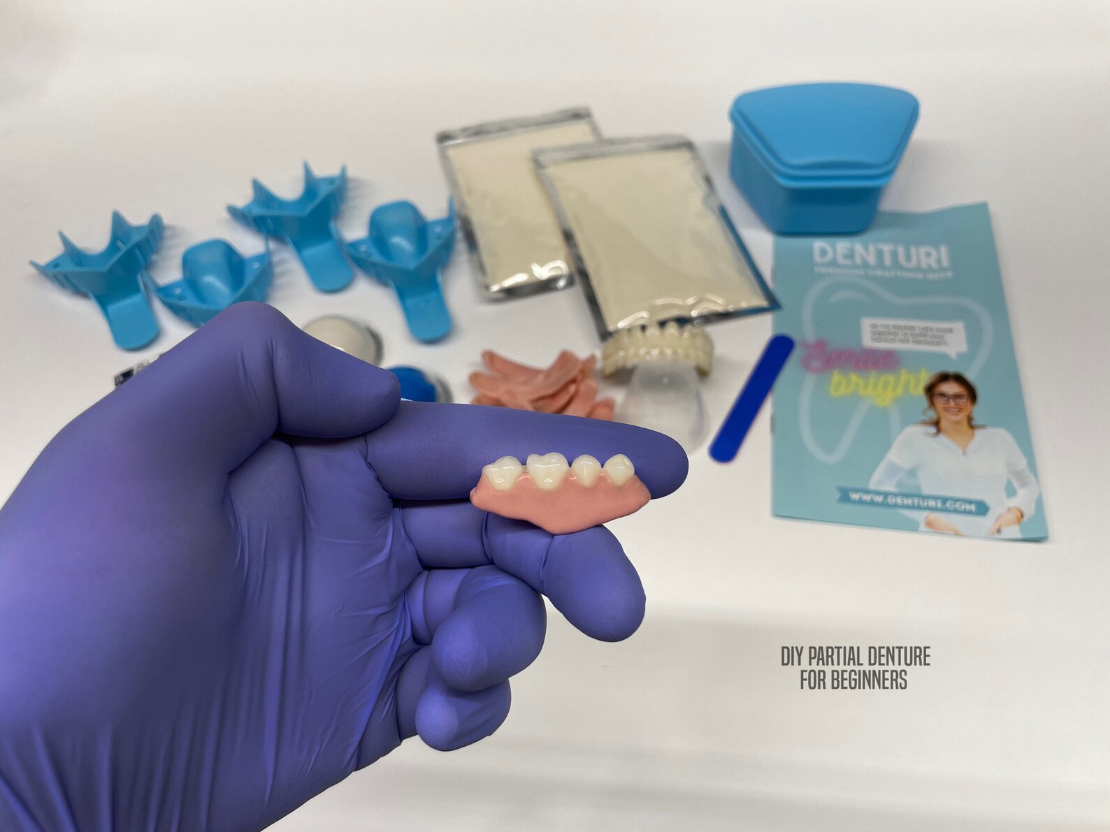 DIY Partial Denture Kit Putty Impressions Plaster and All Etsy