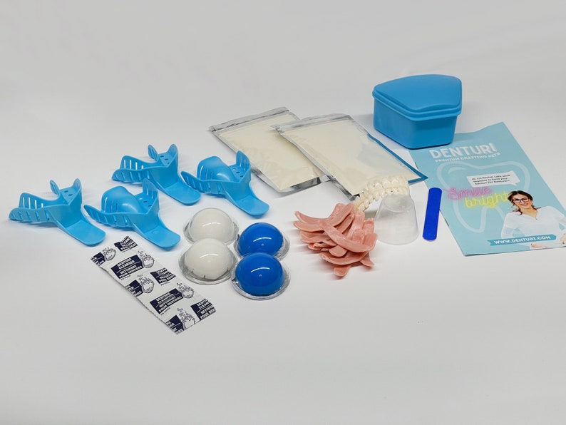 DIY Partial Denture Kit Putty Impressions Plaster and All Etsy