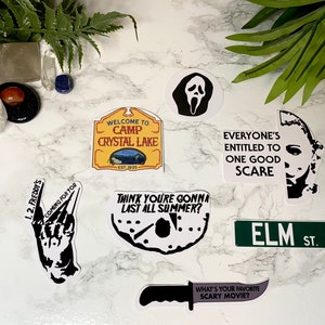 Mini Slasher Sticker Slasher Movie Stickers | Horror Movie Stickers | Friday the 13th ...