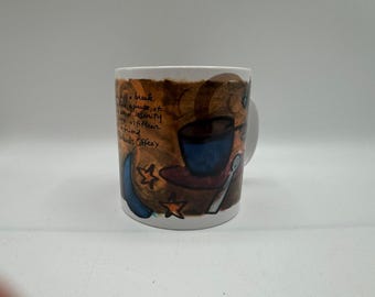 Tazza vintage Starbucks Coffee Break Essentials del 1998 con orologio musicale, Thailandia anni '90