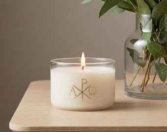 Chrism Infused Scented 4 oz Soy Candle | Catholic Gifts | Religious Gifts