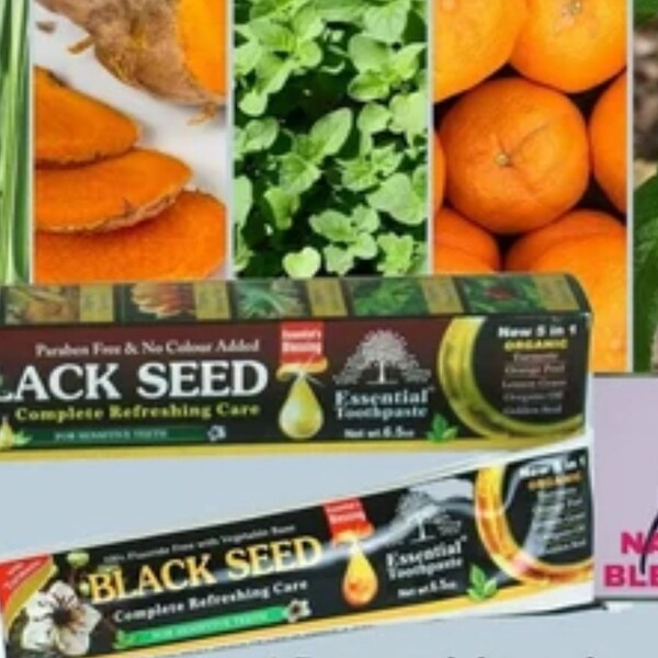 Black Seed Toothpaste Etsy