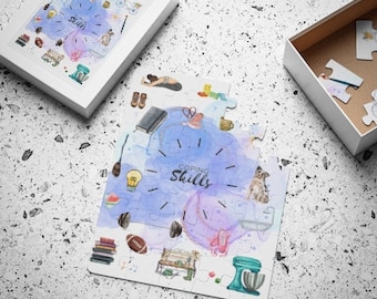 Coping Skills 30 pc Puzzle | Therapy Games | Therapy Activities for Kids and Teens