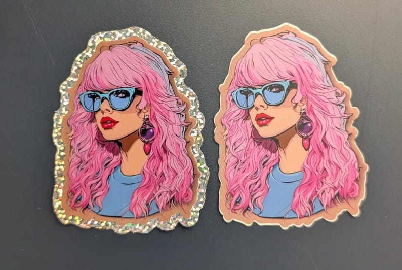 Taylor "Jem" Swift Vinyl Stickers image 1