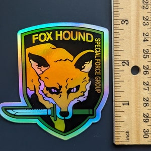 Foxhound Special Force Group Vinyl Sticker