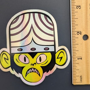 Mojo Jojo Vinyl Holographic Sticker