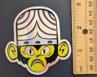 Mojo Jojo Vinyl Holographic Sticker