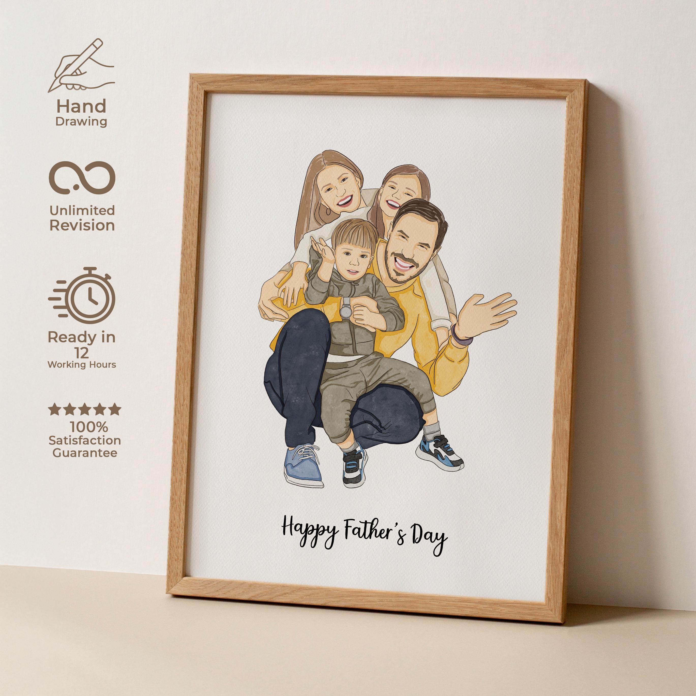 Father And Daughter Personalised Gifts For Father Dad To