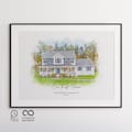 Personalized Watercolor Home Portrait, Custom House Painting, Perfect Housewarming gift, Realtor Gift, First Home Gift, Gift From Photo