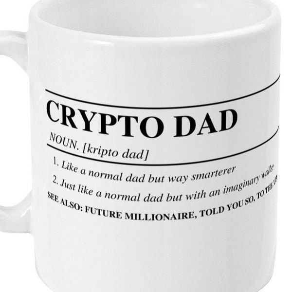 Cadeau crypto pour papa - Définition crypto pour papa - Cadeau crypto drôle pour papa - Échangiste