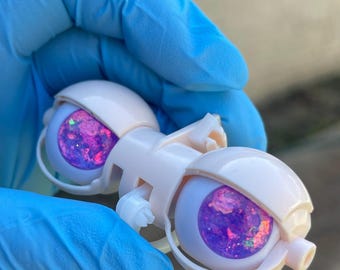 Gelée de raisin - Oeils en résine faits main pour poupée Furby ou Blythe personnalisée