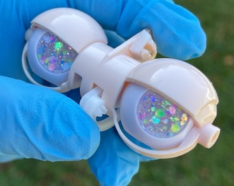 Yeux en résine faits main, style années 80, pour poupée Furby ou Blythe