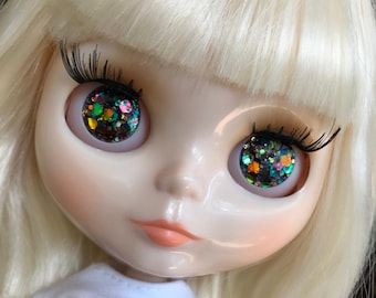 Euphoria - Éclats pour les yeux en résine faits main pour poupée Blythe personnalisée ou Furby