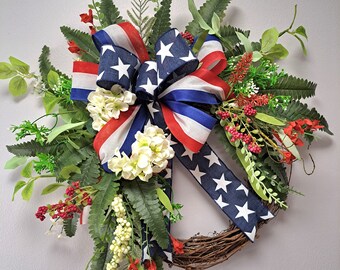 American Flag Wreath