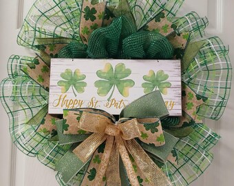 Happy St. Patrick's Day Wreath