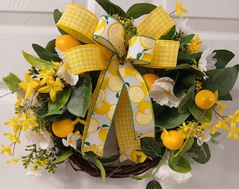 Camper Yellow Lemon Wreath