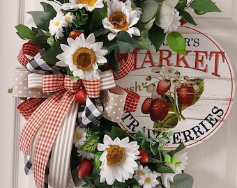 Strawberry Spring Wreath