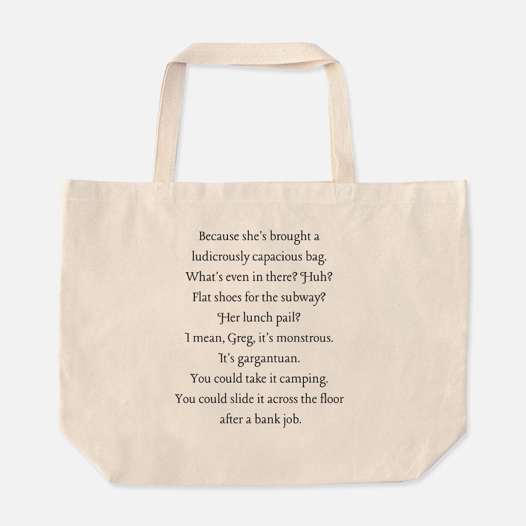 Capacious Oversized Tote Bag | Succession Tom Wambsgans  display picture 3
